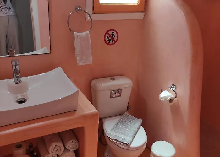 Aegean Sea View House In Traditional Village Megalochori (Santorini)