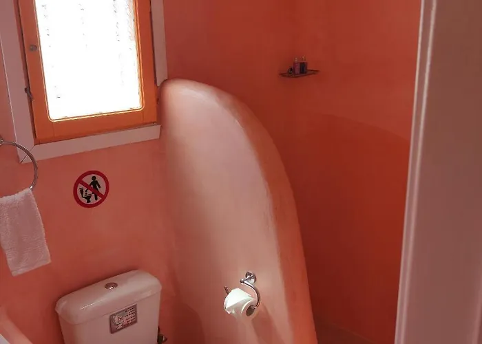 Aegean Sea View House In Traditional Village Megalochori (Santorini)